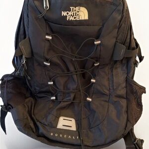 The North Face Borealis Black Backpack Laptop Bag In GREAT Condition